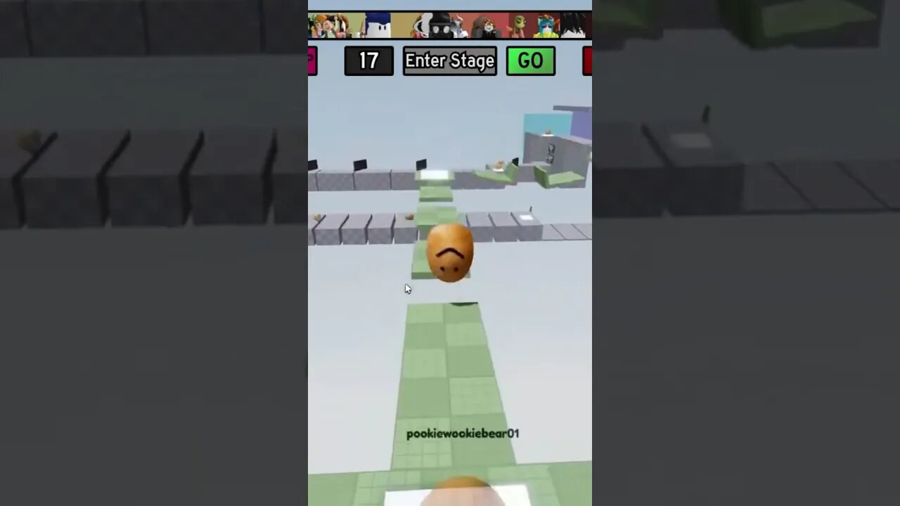 Hopping and rolling! #roblox #gaming #potatoobby