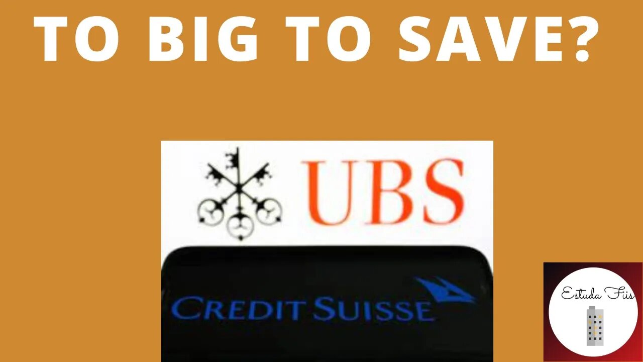 #creditsuisse #ubse To big To Save #fiis #bancos