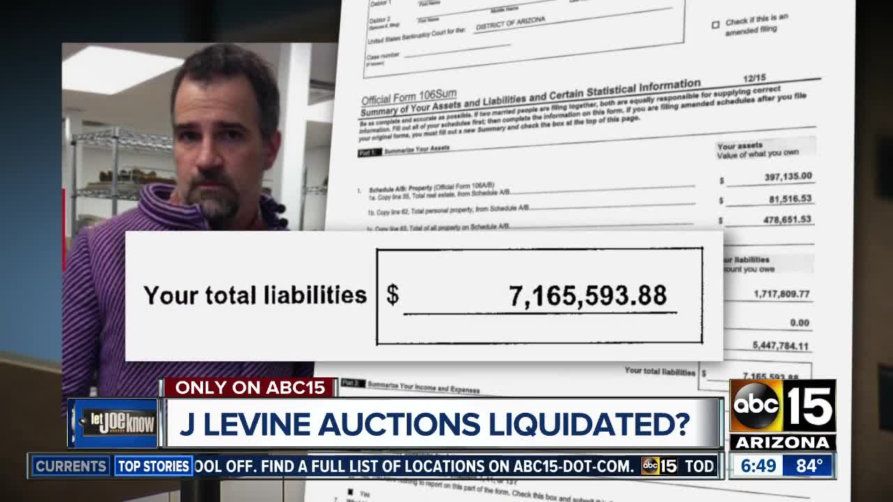 J Levine Auctions being liquidated?