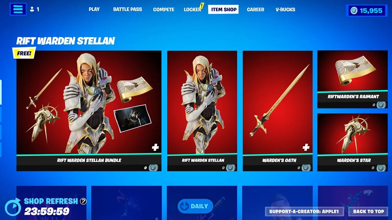 FREE BUNDLE in NEW FORTNITE UPDATE!