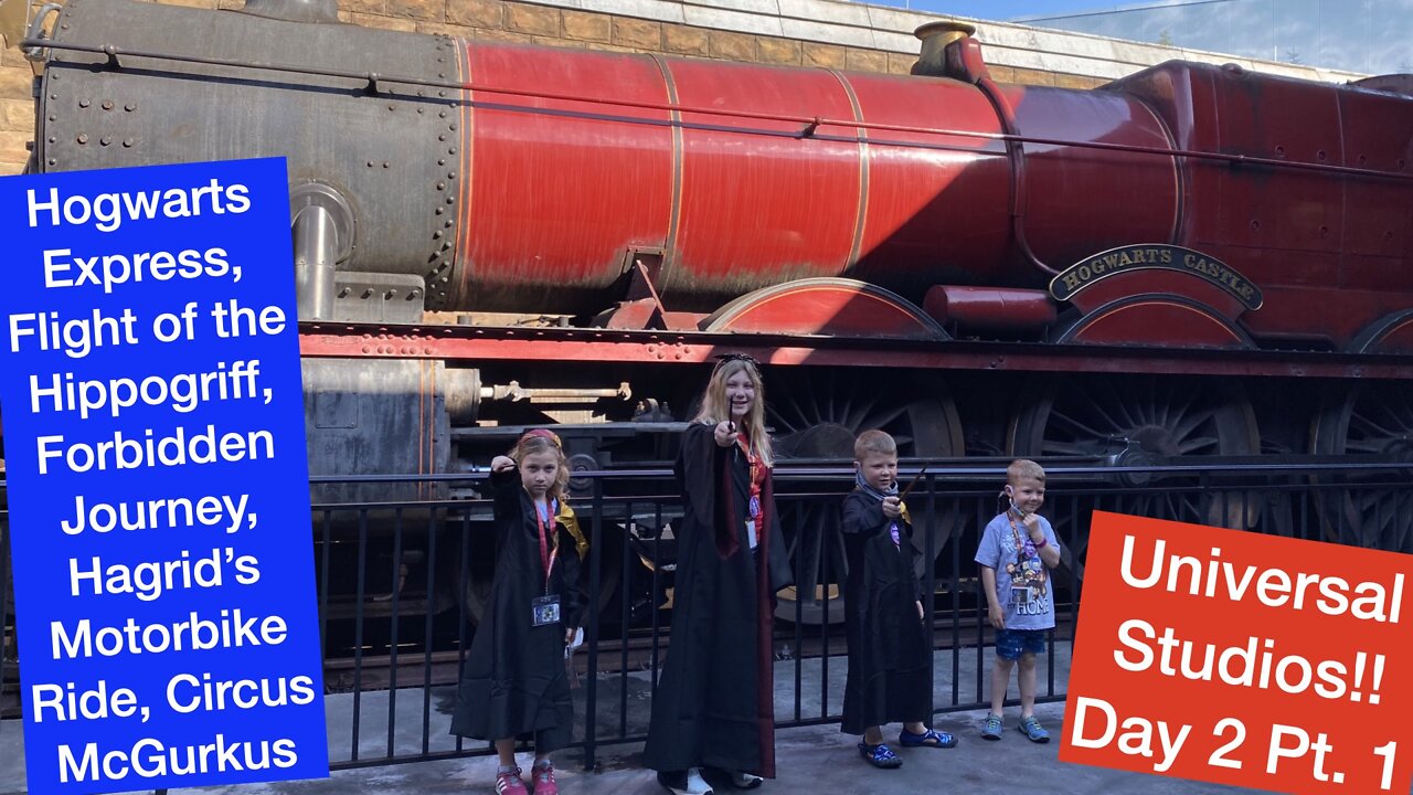 Universal Spring Break 2021 Day 2 pt. 1 | Hogwarts Express | Flight of the Hippogriff