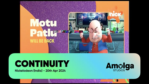 Nick (India) - Continuity (20th April 2024)