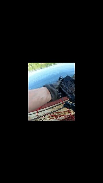 GIANT MAGNET Recovered Very Old Abandoned Lockbox! #magnetfishing #shorts