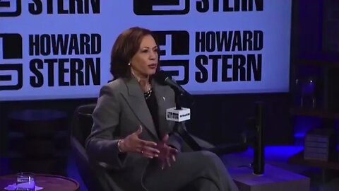 Kamala's Weird Interview With Howard Stern Laughably Goes Off Rails When She Talks About 'Weakness'