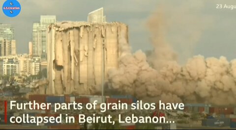 Beirut: Further part of grain silos collapses 2 years after blast