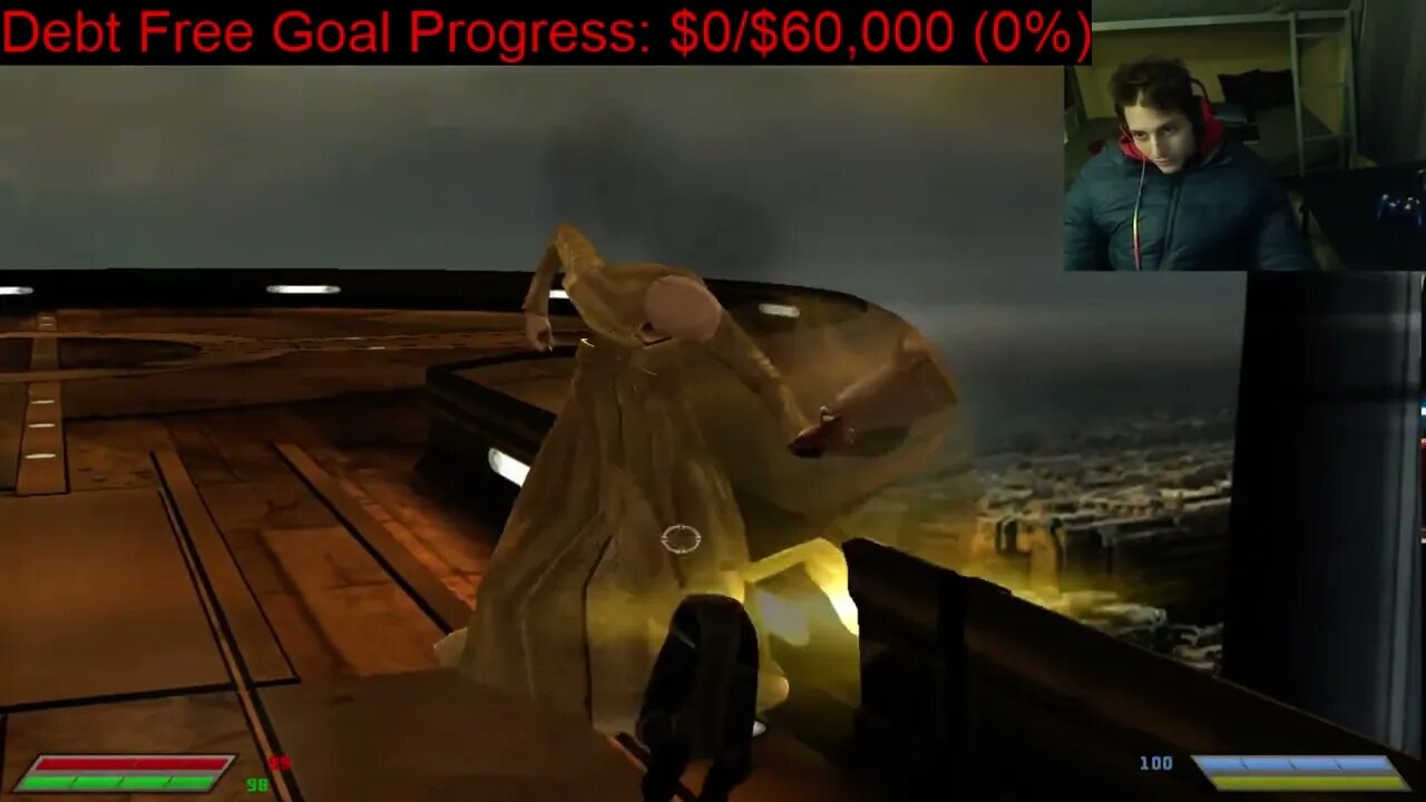Luke Skywalker VS Snoke In A Battle With Live Commentary In Star Wars Jedi Knight Jedi Academy
