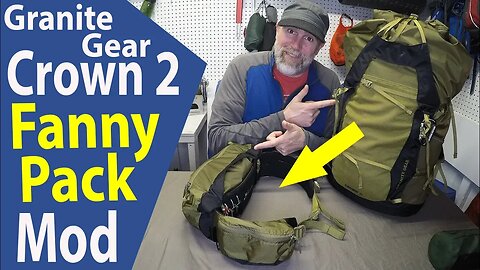 Granite Gear Crown 2 (Fanny Pack Backpacking Mod)