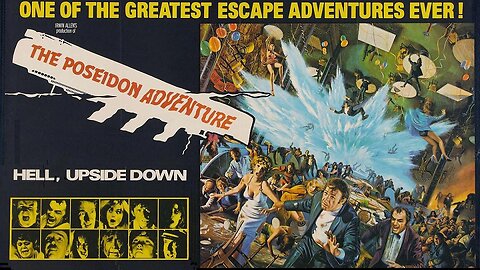 THE POSEIDON ADVENTURE 1972 Oceanliner is Flipped Upside-Down by Giant Wave FULL MOVIE HD & W/S