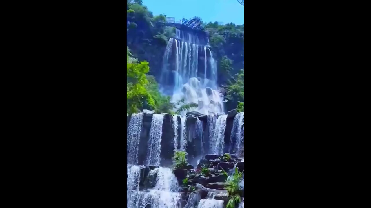 Cascade of Serenity: Nature's Waterfall Wonder