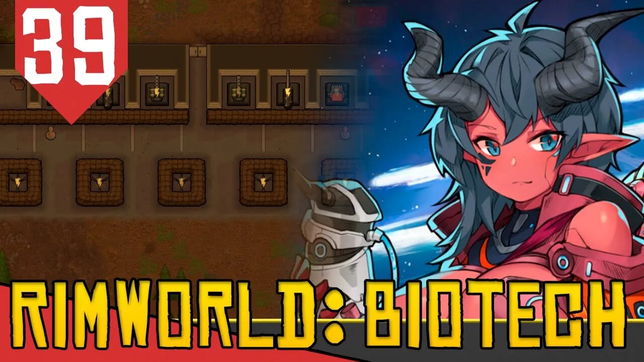 Construindo DEFESAS REAIS - Rimworld Biotech #39 [Série Gameplay PT-BR]