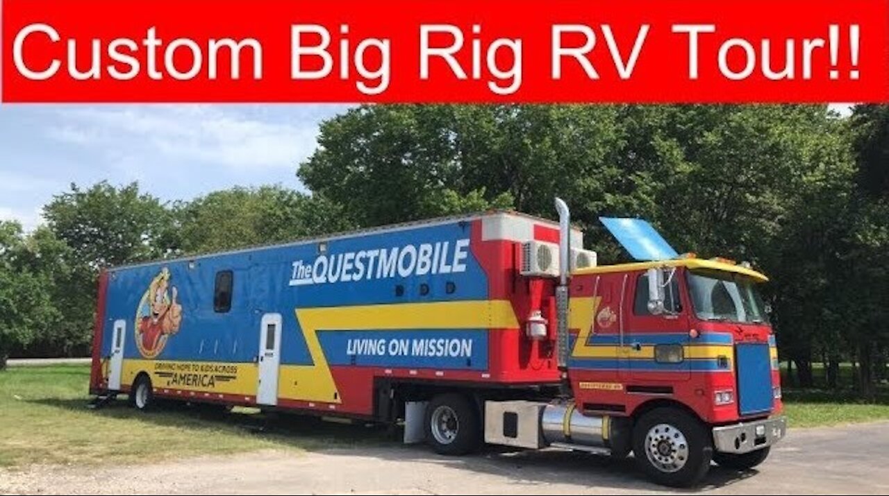 Amazing Semi Truck RV Tour!! | Big Rig RV | RV Tour 2018