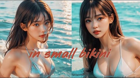 [4K AI Art] Korean Girls On The Beach