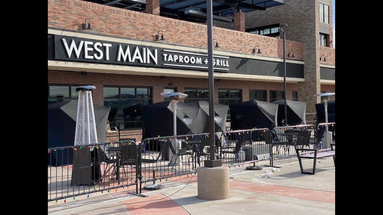 West Main Taproom owner credits ice fishing tents for business jump, summons employees back to work