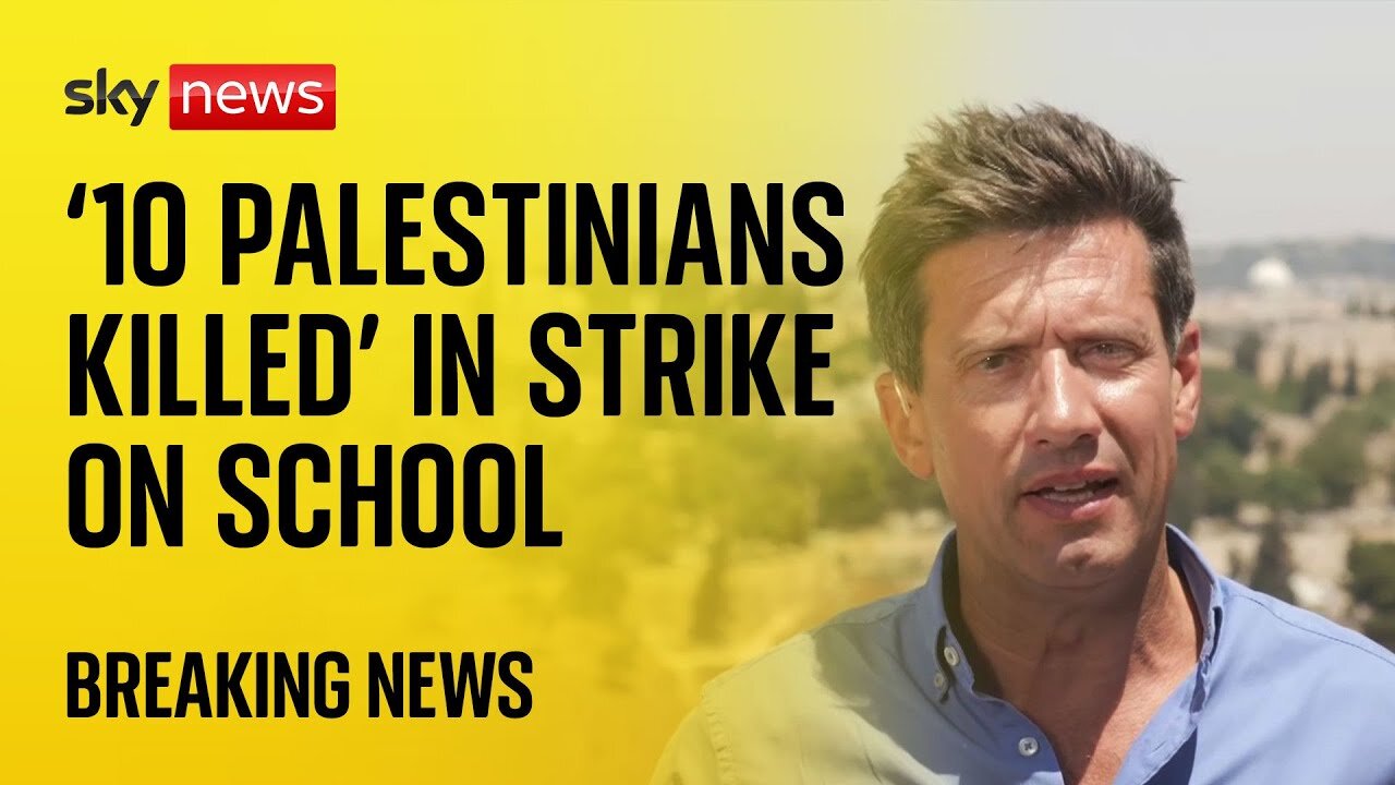 '10 Palestinians killed' in strike on school compound | Israel-Hamas war