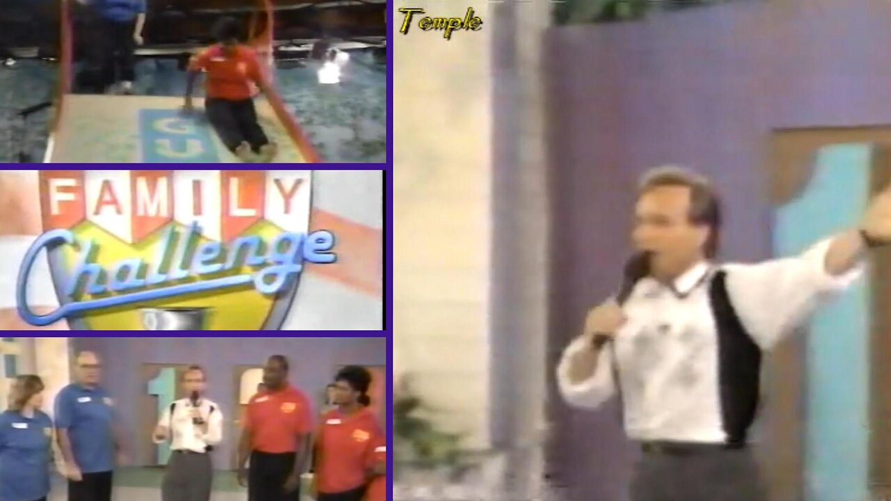 Ray Combs | Family Challenge | Game Show | Cohen vs. Fileds