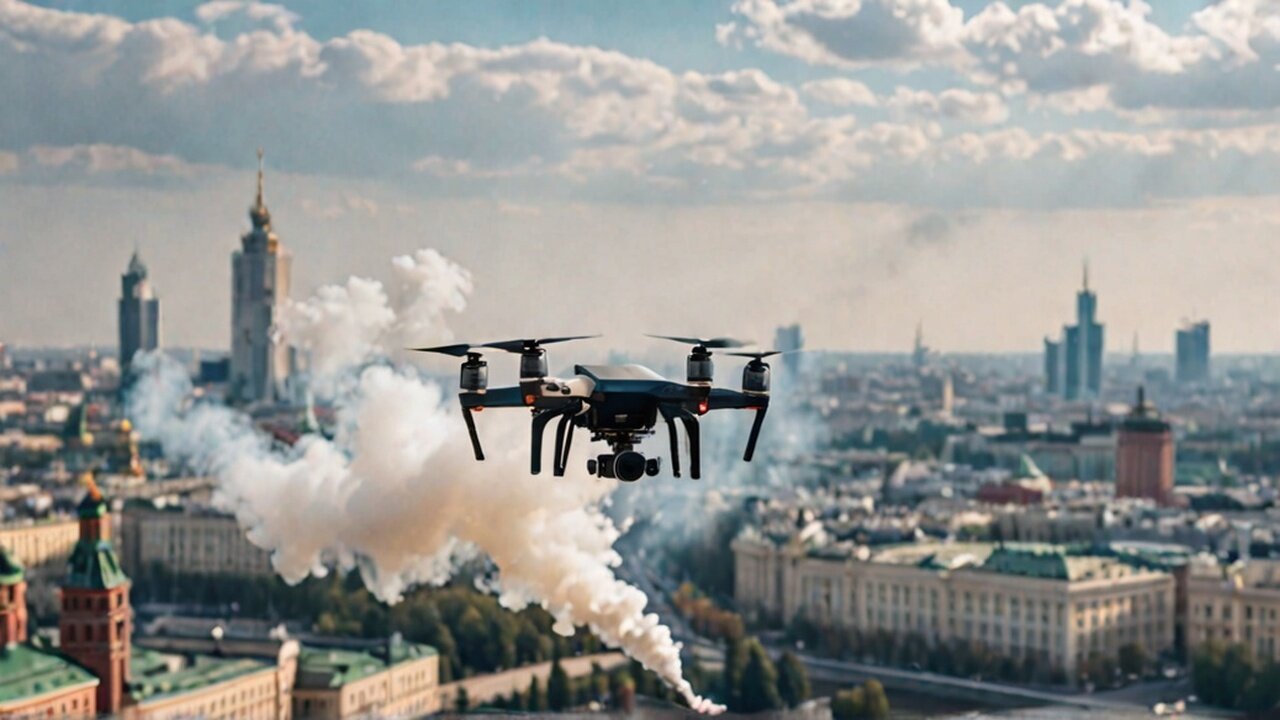 Ukraine Launches Massive Drone Attack on Moscow