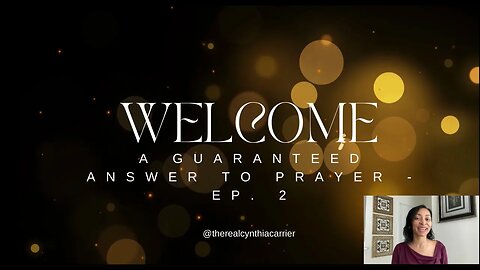 A GUARANTEED ANSWER TO PRAYER - Ep.2