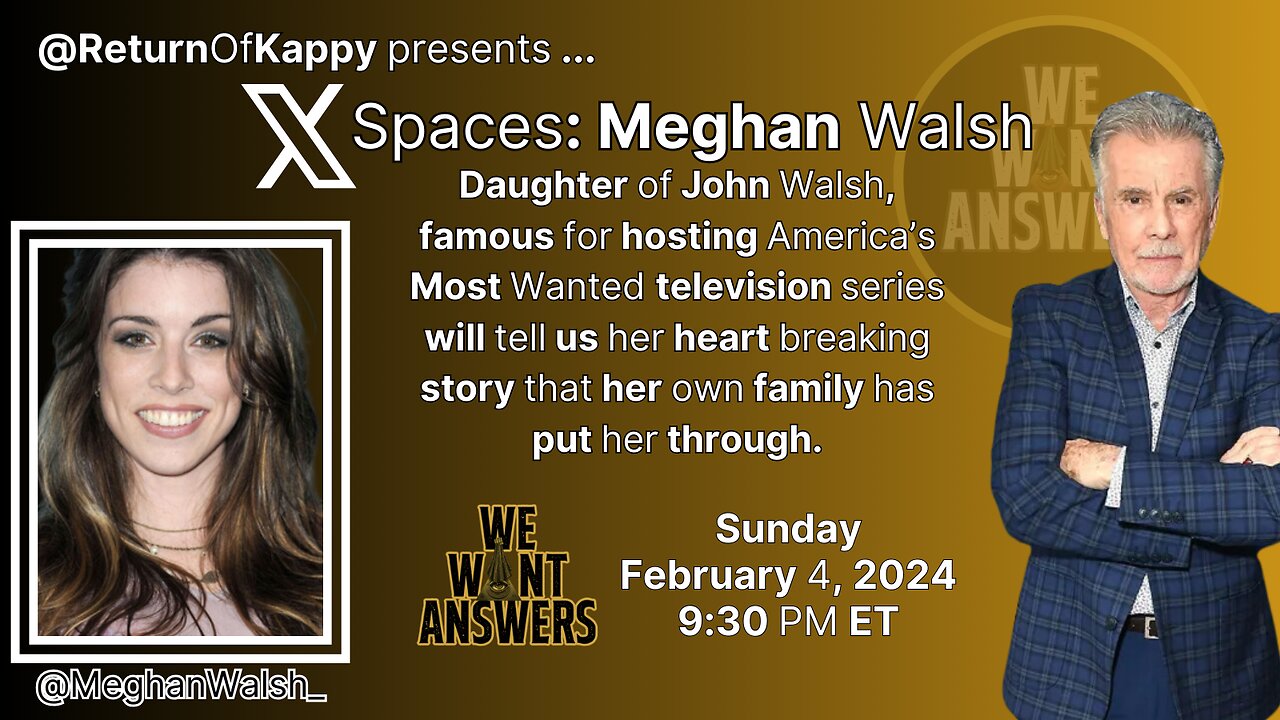 X Spaces - Meghan Walsh