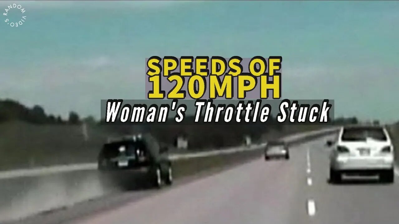 Woman Throttle On Car Stuck On Freeway 120mph Chase