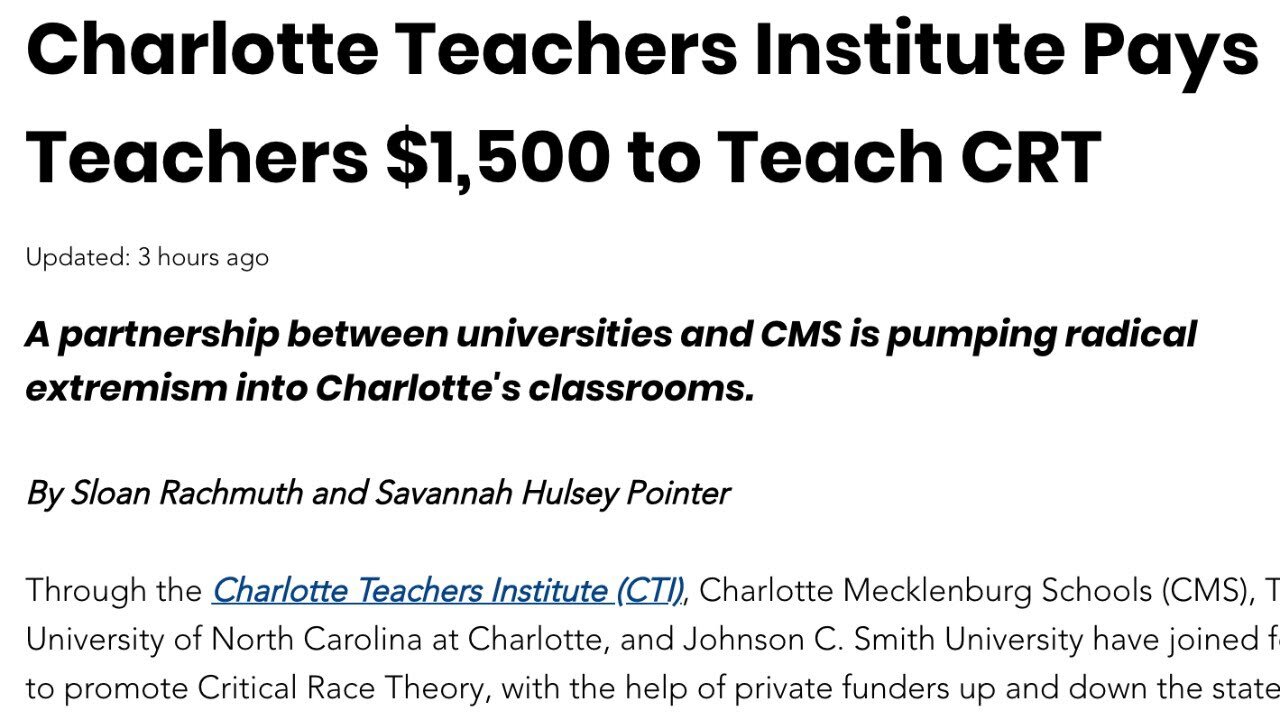 Teachers getting paid a bounty to teach racism instead of math & reading??