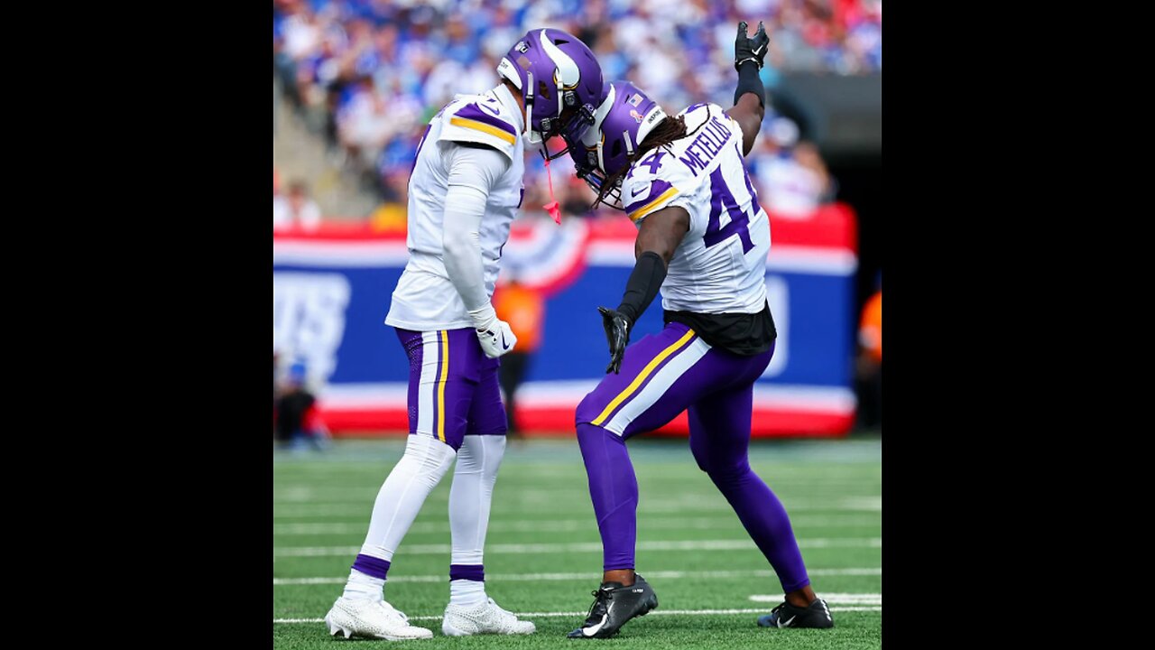 Vikings vs Giants | Darnold throws 2 TD passes and the Vikings easily beat the Giants 28-6