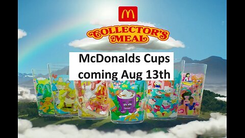 McDonalds limited edition glasses may boost sales-start Aug 13