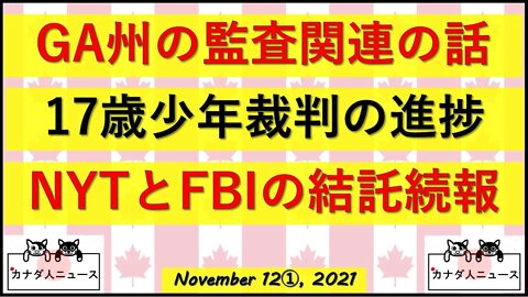 GA州スキャンデータ抹消/NYTとFBIの結託続報/少年裁判続報