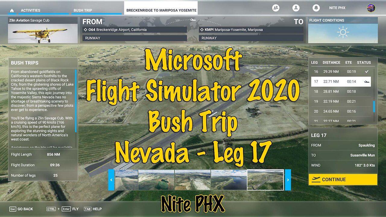 MSFS2020 Multiplayer Bush Trip Nevada Leg 17