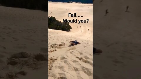 would you go down? #shorts #short #subscribe #youtube #fail #fails #scary #sand #fun #pain #fast #no