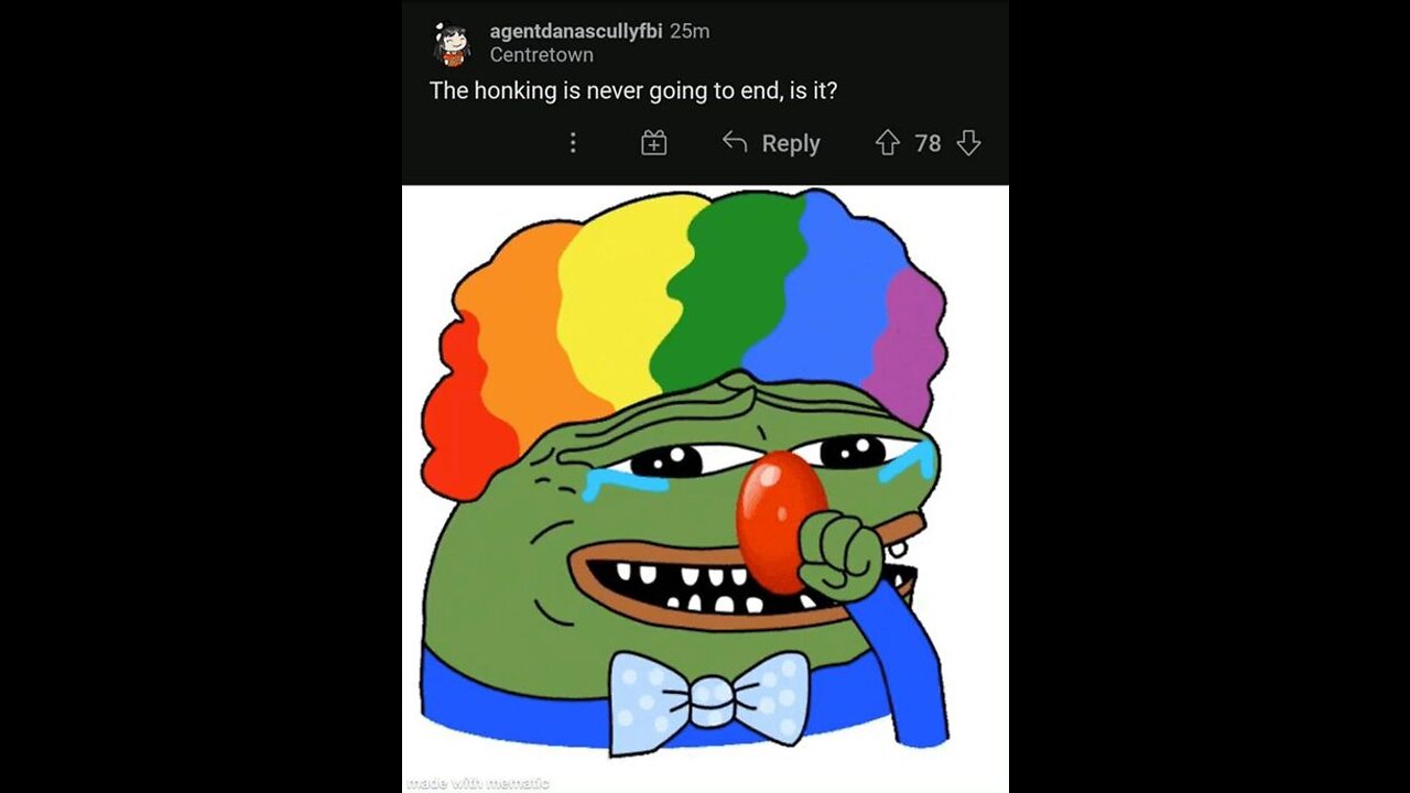 The HONK Will Continue Until FREEDOM Improves