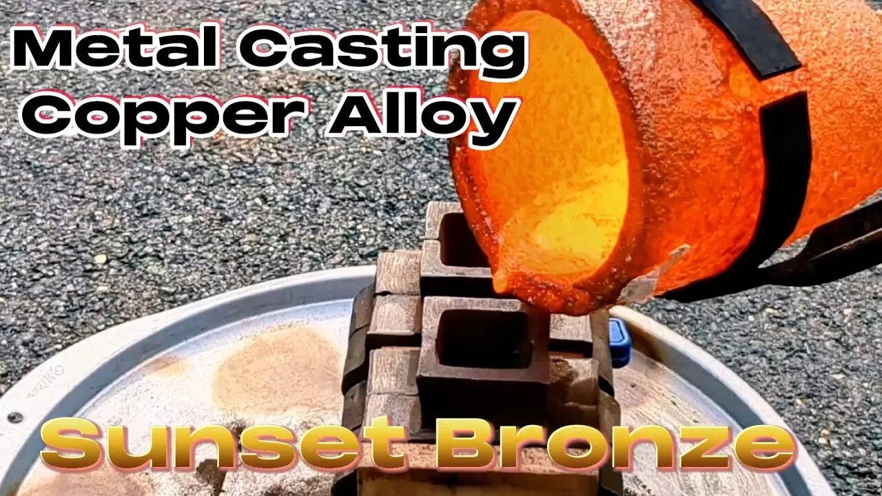 Metal Casting using a Copper Alloy (Melting Copper)