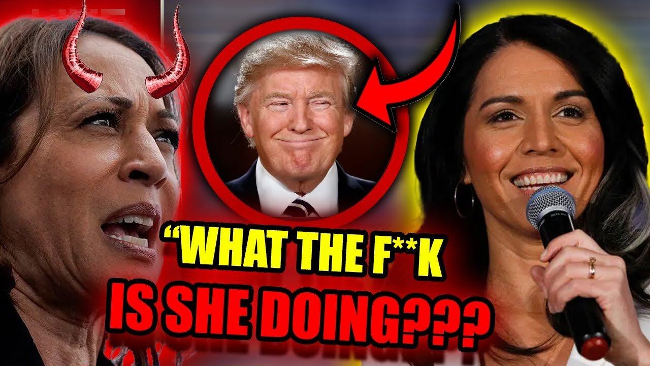 KAMALA LOST TEMPER EXPLODING AFTER TULSI GABBARD JUST ANNOUNCED SHE IS JOINING THE REPUBLICAN PARTY