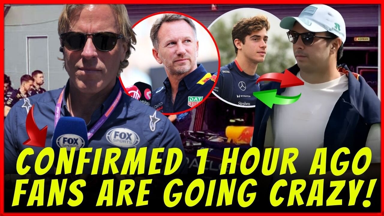 URGENT! JUST RELEASED! HORNER CLARIFIES THE FUTURE OF CHECO PEREZ IN RED BULL F1! RED BULL F1 NEWS