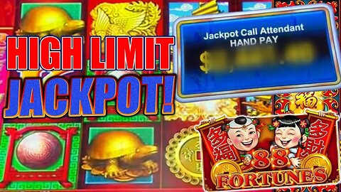 DUAL MAX BET JACKPOTS ON 88 FORTUNES!!! 🪙 SLOT MACHINE JACKPOTS IN THE HIGH LIMIT ROOM