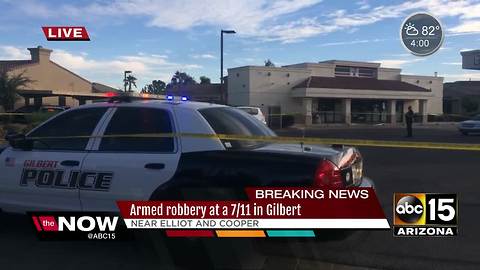 Attempted robbery suspect injured, arrested in Gilbert