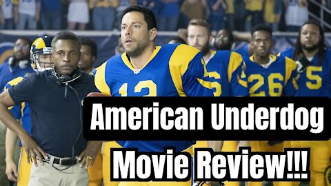 AMERICAN UNDERDOG Movie Review!!- (Light SPOILERS, Early Screening!)... 🤯🍿😱❤️😎😁