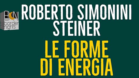 LE FORME DI ENERGIA - ROBERTO SIMONINI STEINER