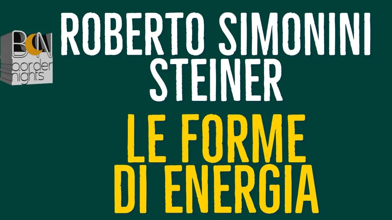 LE FORME DI ENERGIA - ROBERTO SIMONINI STEINER