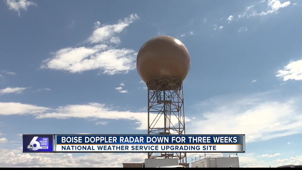 Boise Doppler radar down for three weeks