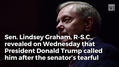 Lindsey Graham Reveals Powerful Message Trump Gave Him After McCain Eulogy