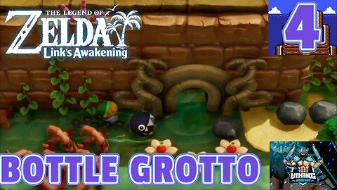 The Legend of Zelda: Link's Awakening Playthrough Part 4: Bottle Grotto