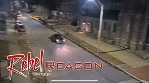 Collision knocks down half a building.