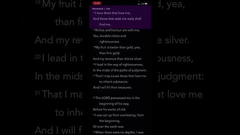 Morning Prayer 314: Proverbs 8:17 #bible #morningverse #faith