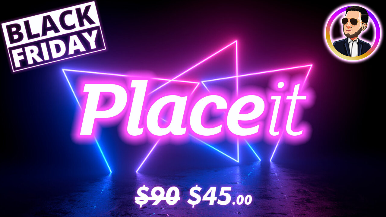 BLACK FRIDAY DEAL: Placeit (50% OFF) Print on Demand Mockups, Designer, & Logo Maker