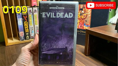 [0109] THE EVIL DEAD (1981) VHS [INSPECT] [#theevildead #theevildeadVHS]