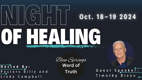 Do you need Healing? Come be with us, in Clio, AL!