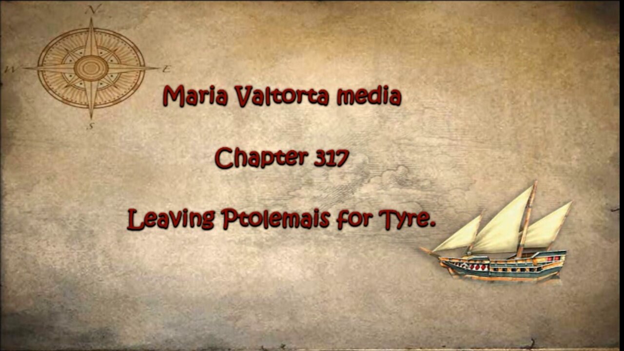 Leaving Ptolemais for Tyre.