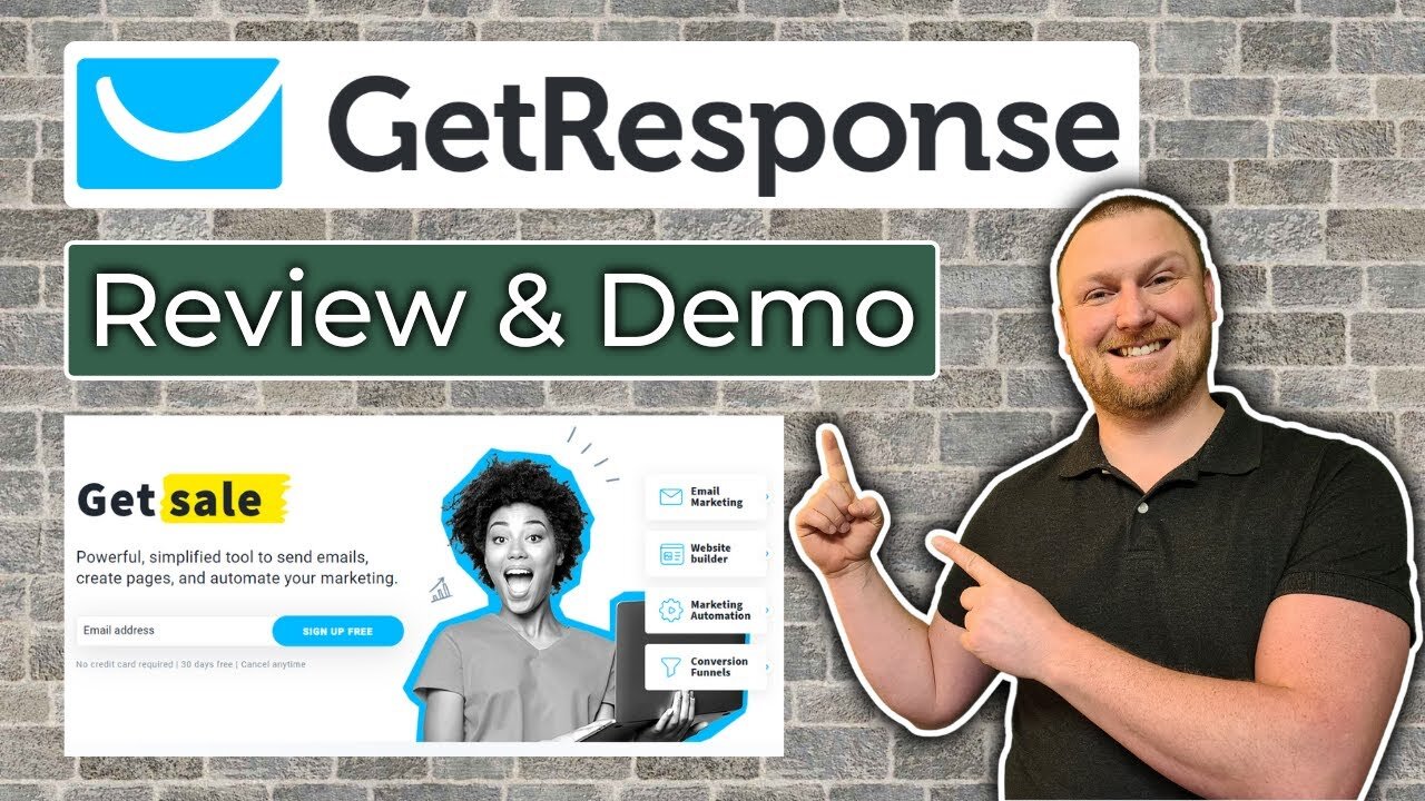 GetResponse Review - Full Demo - Email Marketing Software - Free Trial