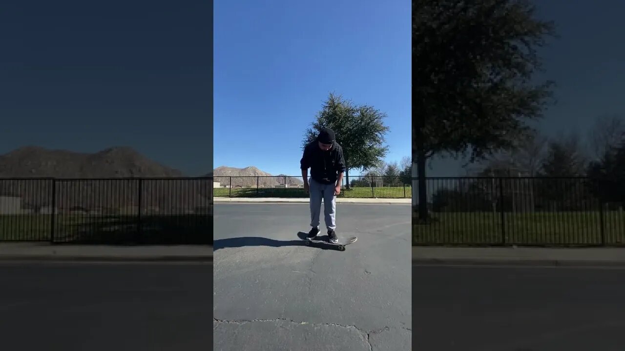 Throwback to this tre flip I landed awhile back. #skateboarding #shorts #poser #treflip