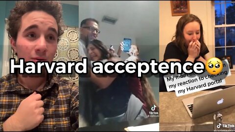 The most cutest reactions on Harvard acceptance | TIKTOK COMPILATION | JCA VLOGZ